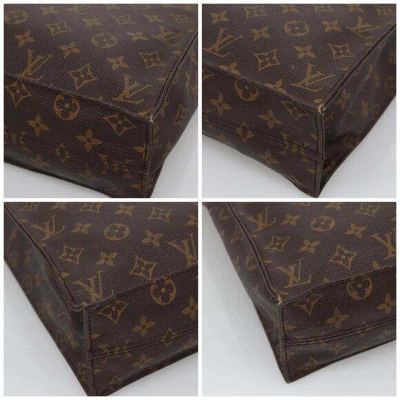 LOUIS VUITTON Monogram Sac Plat Hand Bag M51140 LV Auth 133706 - Picture 16 of 16
